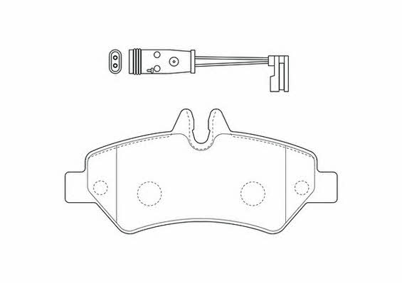 Jurid/Bendix 2919009561 Brake pad set 2919009561 2919009561 Jurid/Bendix Brake pad set