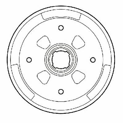 Jurid/Bendix 329182J Rear brake drum 329182J