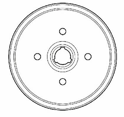 Jurid/Bendix 329705J Brake drum with wheel bearing, assy 329705J