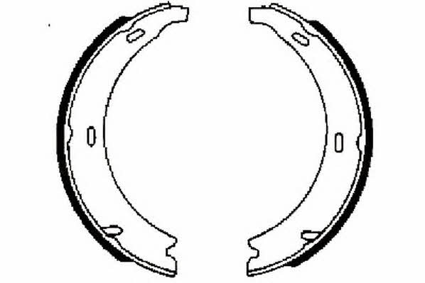 Jurid/Bendix 361262J Parking brake shoes 361262J