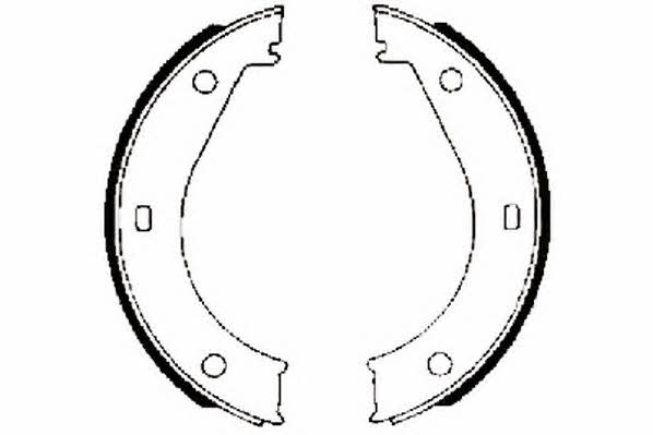 Jurid/Bendix 361266J Parking brake shoes 361266J