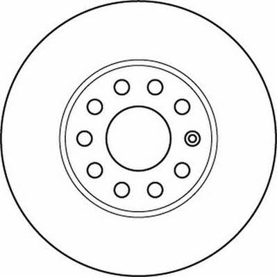 Jurid/Bendix 562235J Front brake disc ventilated 562235J