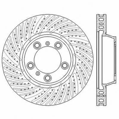 Jurid/Bendix 562586JC Front brake disc ventilated 562586JC
