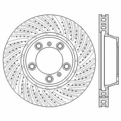 Jurid/Bendix 562589JC Front brake disc ventilated 562589JC