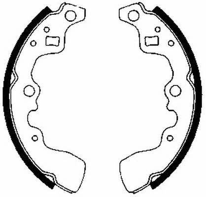 Jurid/Bendix 361532J Brake shoe set 361532J