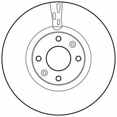 Jurid/Bendix 562641JC Front brake disc ventilated 562641JC