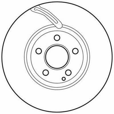 Jurid/Bendix 562647JC Front brake disc ventilated 562647JC