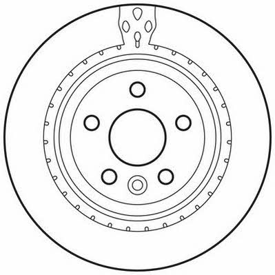 Jurid/Bendix 562650JC Rear ventilated brake disc 562650JC