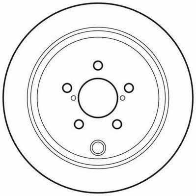 Jurid/Bendix 562660JC Rear brake disc, non-ventilated 562660JC