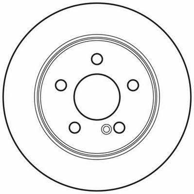 Jurid/Bendix 562664JC Rear brake disc, non-ventilated 562664JC