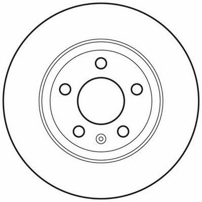 Jurid/Bendix 562667JC Rear brake disc, non-ventilated 562667JC