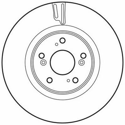 Jurid/Bendix 562703JC Front brake disc ventilated 562703JC