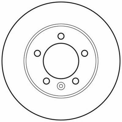 Jurid/Bendix 562714JC Rear brake disc, non-ventilated 562714JC