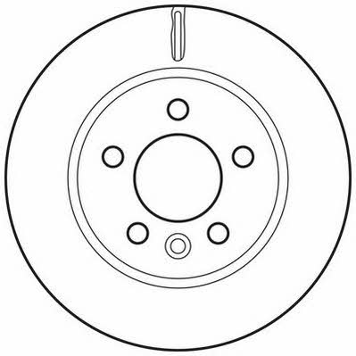 Jurid/Bendix 562722JC Front brake disc ventilated 562722JC