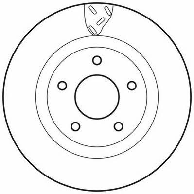 Jurid/Bendix 562790JC Front brake disc ventilated 562790JC