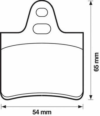 Jurid/Bendix 571264J Brake Pad Set, disc brake 571264J