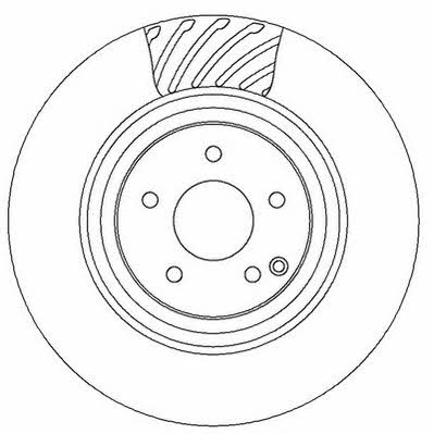 Jurid/Bendix 562358J Front brake disc ventilated 562358J