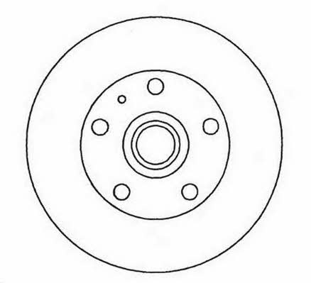 Jurid/Bendix 561305J Front brake disc ventilated 561305J