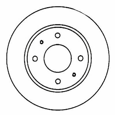 Jurid/Bendix 561325J Front brake disc ventilated 561325J