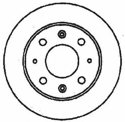Jurid/Bendix 561348J Front brake disc ventilated 561348J