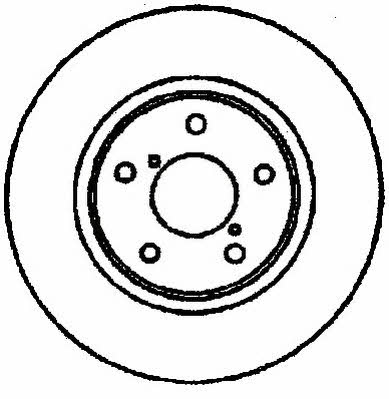 Jurid/Bendix 561421J Unventilated front brake disc 561421J