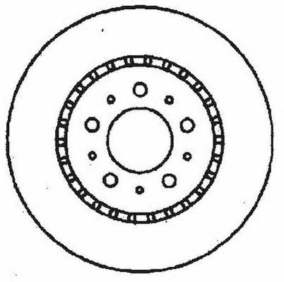 Jurid/Bendix 561470JC Front brake disc ventilated 561470JC