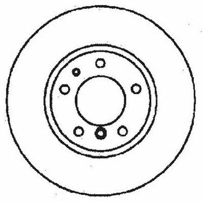 Jurid/Bendix 561476J Unventilated front brake disc 561476J