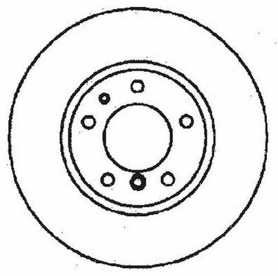 Jurid/Bendix 561478J Front brake disc ventilated 561478J