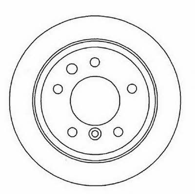 Jurid/Bendix 561668J Rear brake disc, non-ventilated 561668J