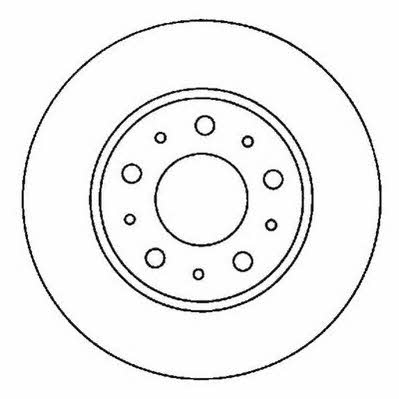 Jurid/Bendix 561866JC Front brake disc ventilated 561866JC