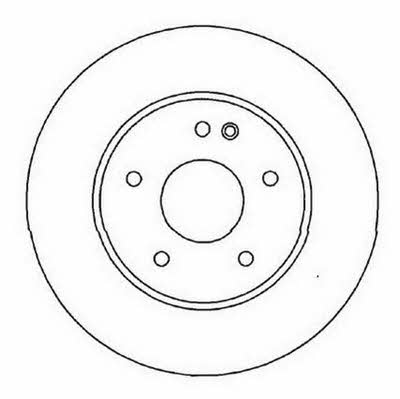 Jurid/Bendix 562013J Front brake disc ventilated 562013J