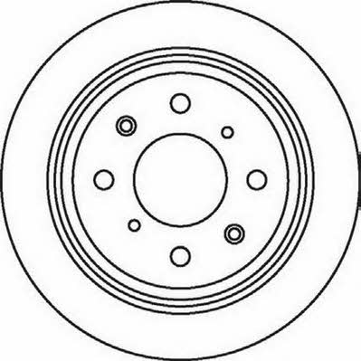 Jurid/Bendix 562016J Rear brake disc, non-ventilated 562016J