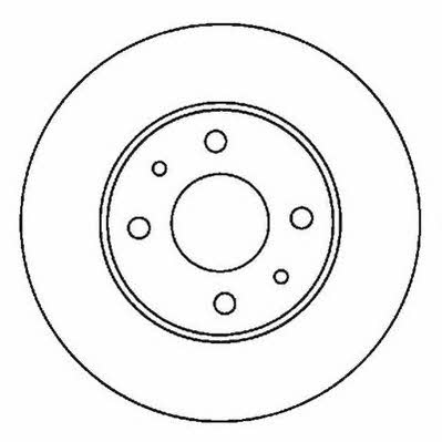 Jurid/Bendix 562024J Front brake disc ventilated 562024J