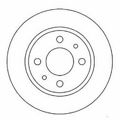 Jurid/Bendix 562025J Front brake disc ventilated 562025J