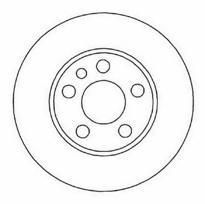 Jurid/Bendix 562033JC Front brake disc ventilated 562033JC