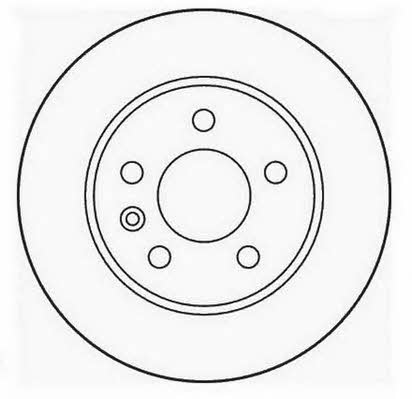 Jurid/Bendix 562054J Front brake disc ventilated 562054J