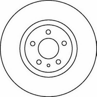 Jurid/Bendix 562061J Unventilated front brake disc 562061J