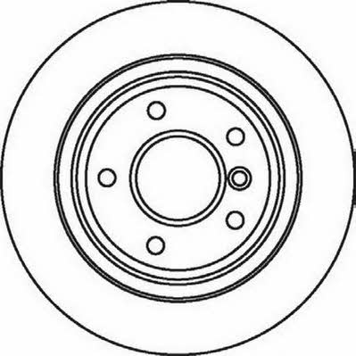 Jurid/Bendix 562062JC Rear brake disc, non-ventilated 562062JC