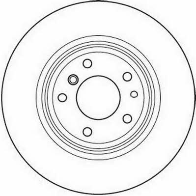 Jurid/Bendix 562092J Rear ventilated brake disc 562092J