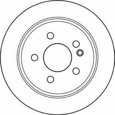 Jurid/Bendix 562100J Rear brake disc, non-ventilated 562100J