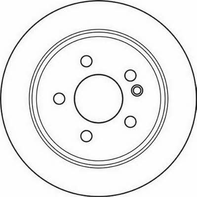 Jurid/Bendix 562100JC Rear brake disc, non-ventilated 562100JC