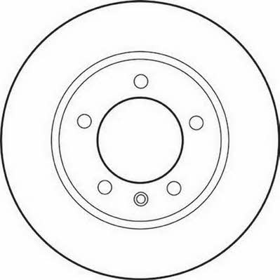 Jurid/Bendix 562164J Rear brake disc, non-ventilated 562164J
