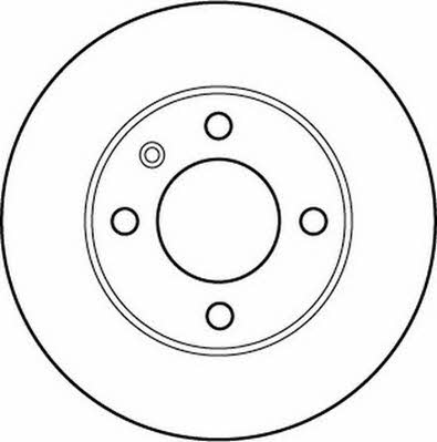 Jurid/Bendix 562171J Rear brake disc, non-ventilated 562171J