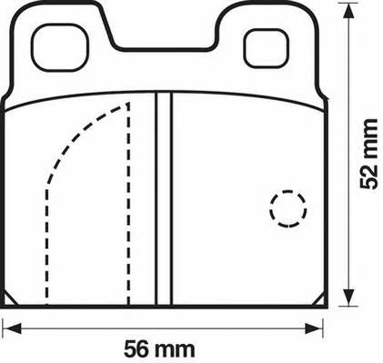 Jurid/Bendix 571804J Brake Pad Set, disc brake 571804J