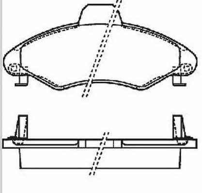 Jurid/Bendix 571964J Brake Pad Set, disc brake 571964J