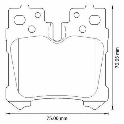 Jurid/Bendix 572648J Brake Pad Set, disc brake 572648J