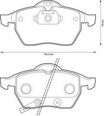 Jurid/Bendix 573146J Brake Pad Set, disc brake 573146J