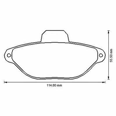 Jurid/Bendix 573169J Brake Pad Set, disc brake 573169J