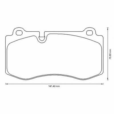 Jurid/Bendix 573178JC Brake Pad Set, disc brake 573178JC