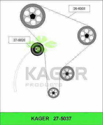 Kager 27-5037 Timing Belt Kit 275037
